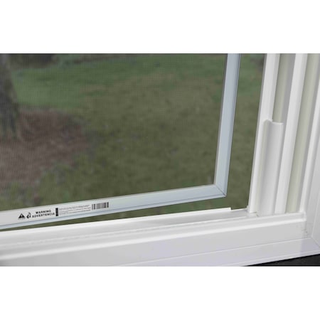 Ritescreen 17 in W x 58 in H Full Screen Window Screen, FS1, BetterVue Mesh, White FS1-C01-MSBV-L00-H58-W17